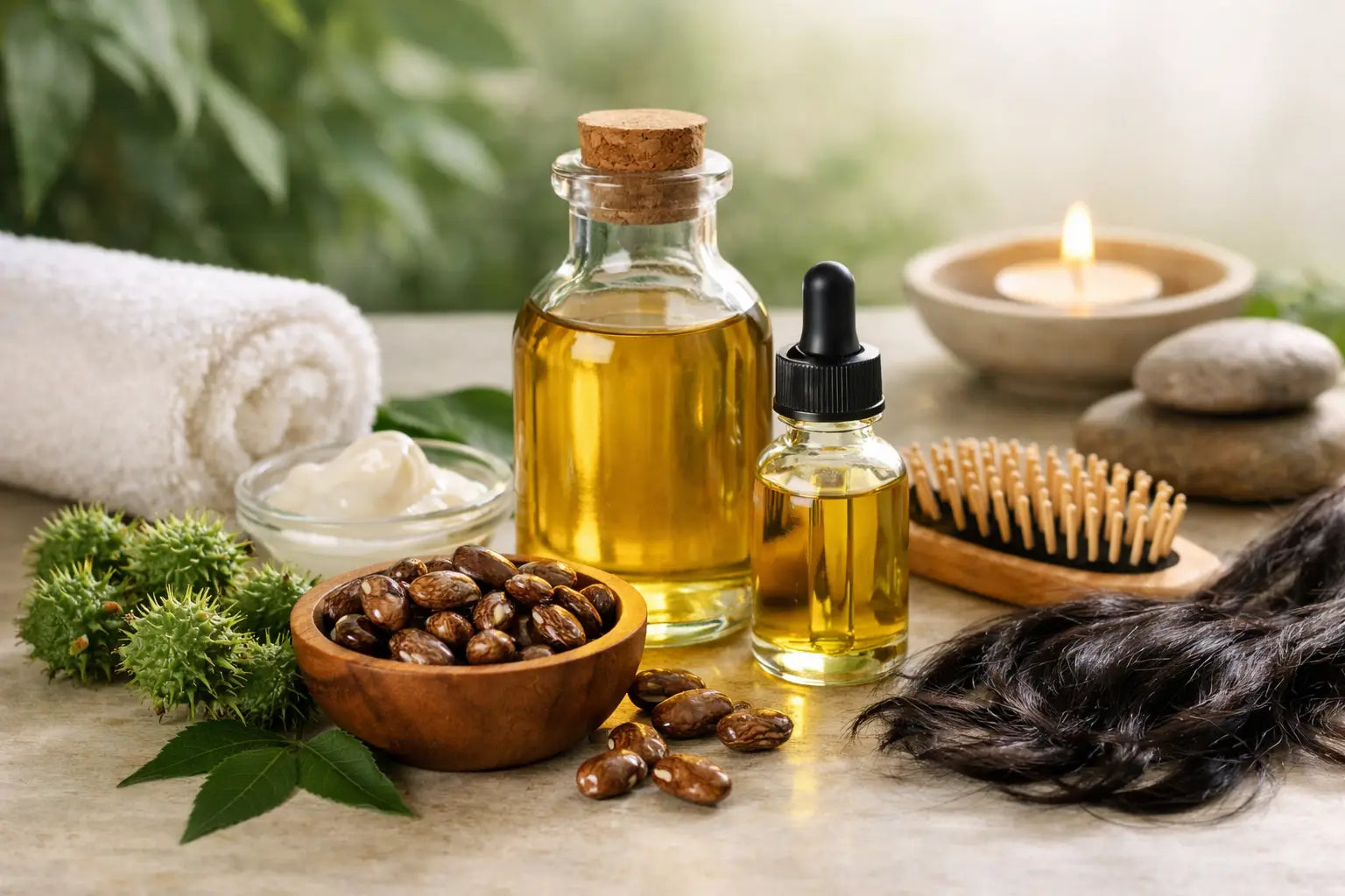 Castor Oil for Skin, Hair and Daily Rituals