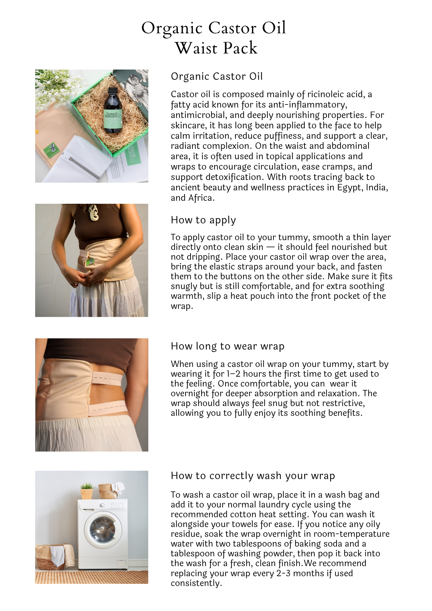 Organic Castor Oil Complete Starter Pack