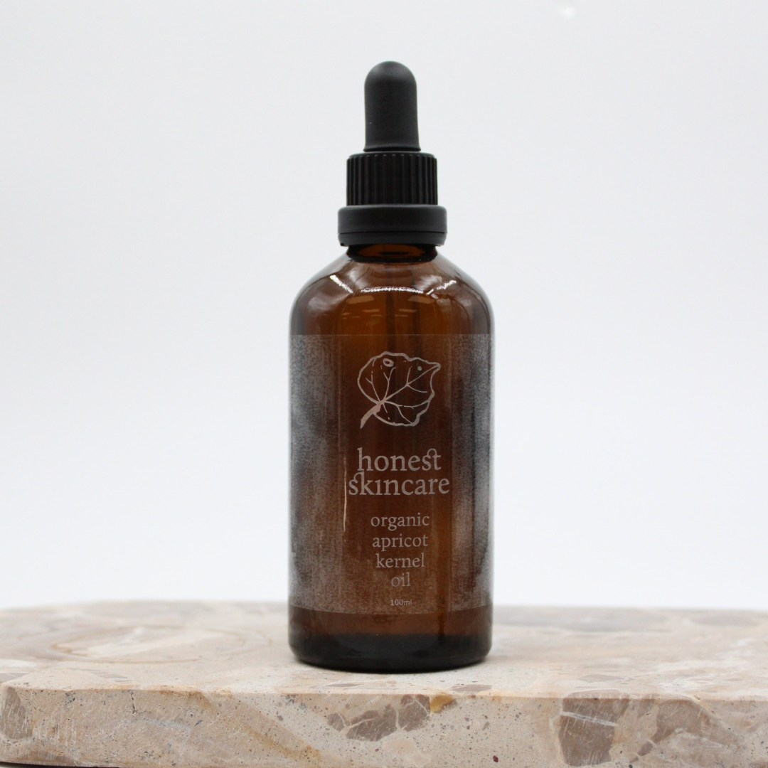Bottle with Dropper of 100ml Organic Apricot Kernel Oil