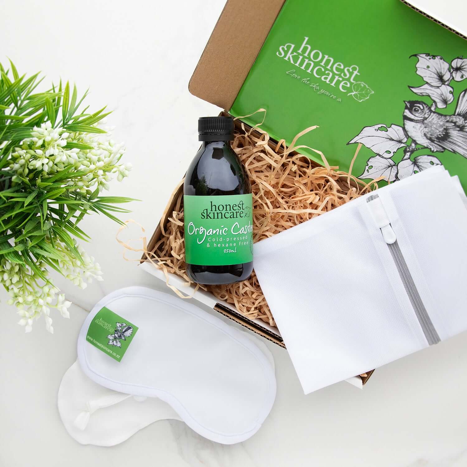 Organic Castor Oil Eye Wrap Starter Pack