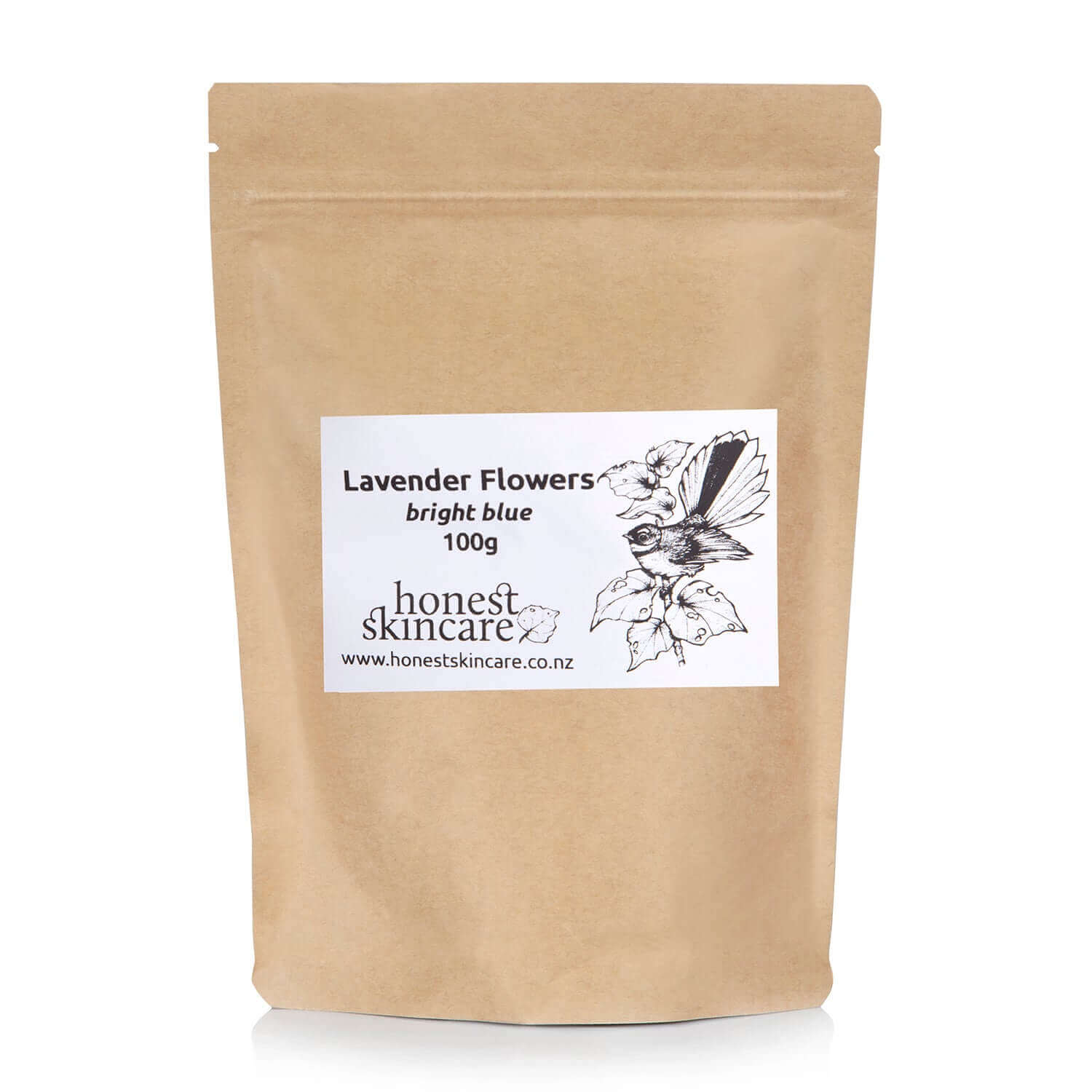 Organic Bright Blue Lavender Flowers 100g