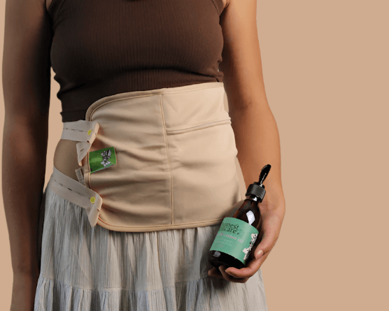 Castor Oil Waist Wrap