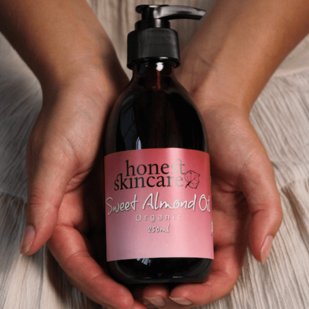 Organic Sweet Almond Oil 250ml with Pump