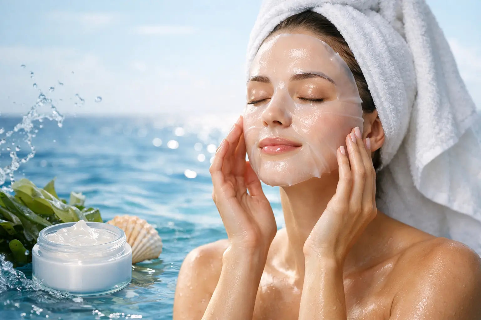 How a Marine Collagen Mask Helps Dewy Skin