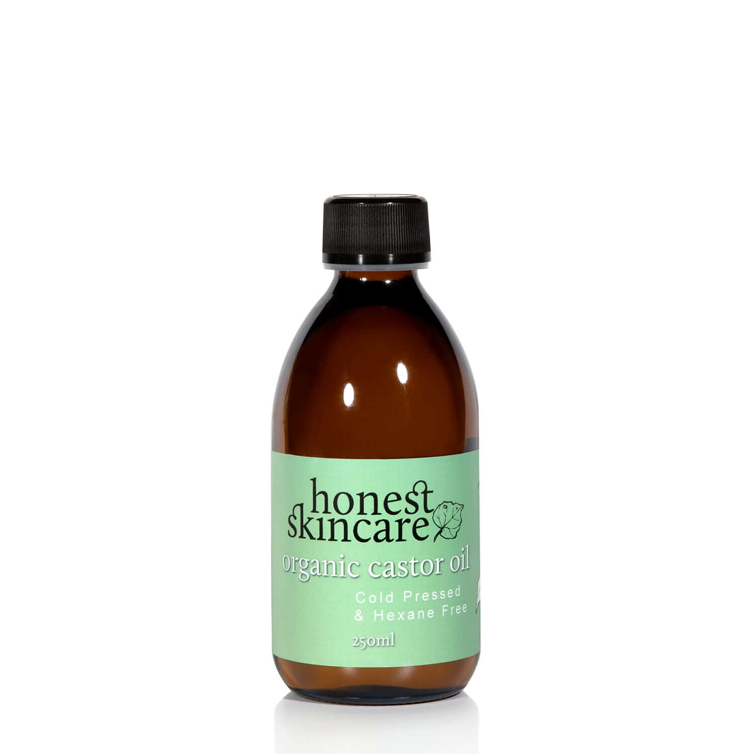 Castor Oil Organic - Cold Pressed - Hexane Free (Glass Bottles)