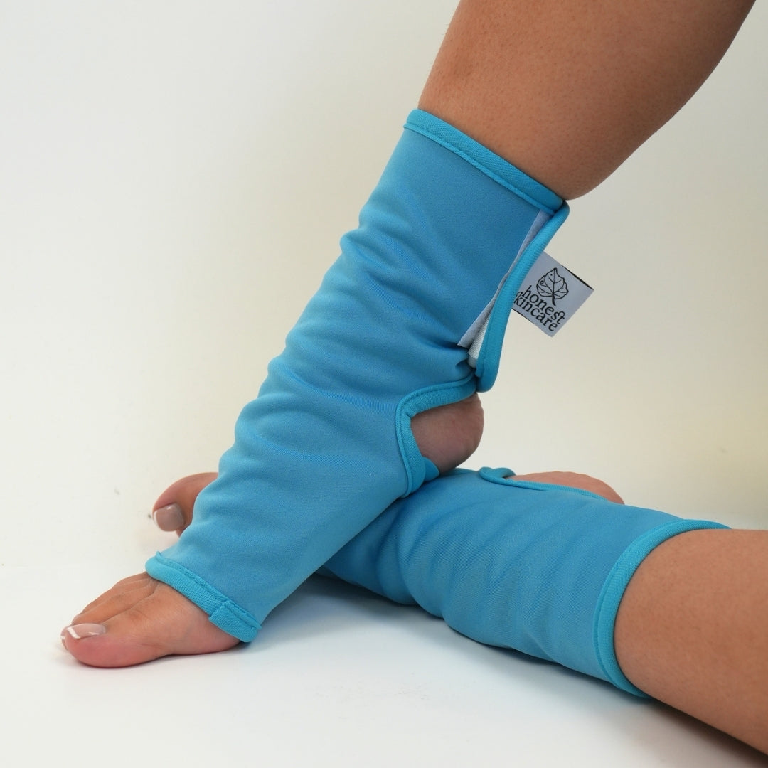 Organic Castor Oil Foot & Ankle Wraps (Pair)