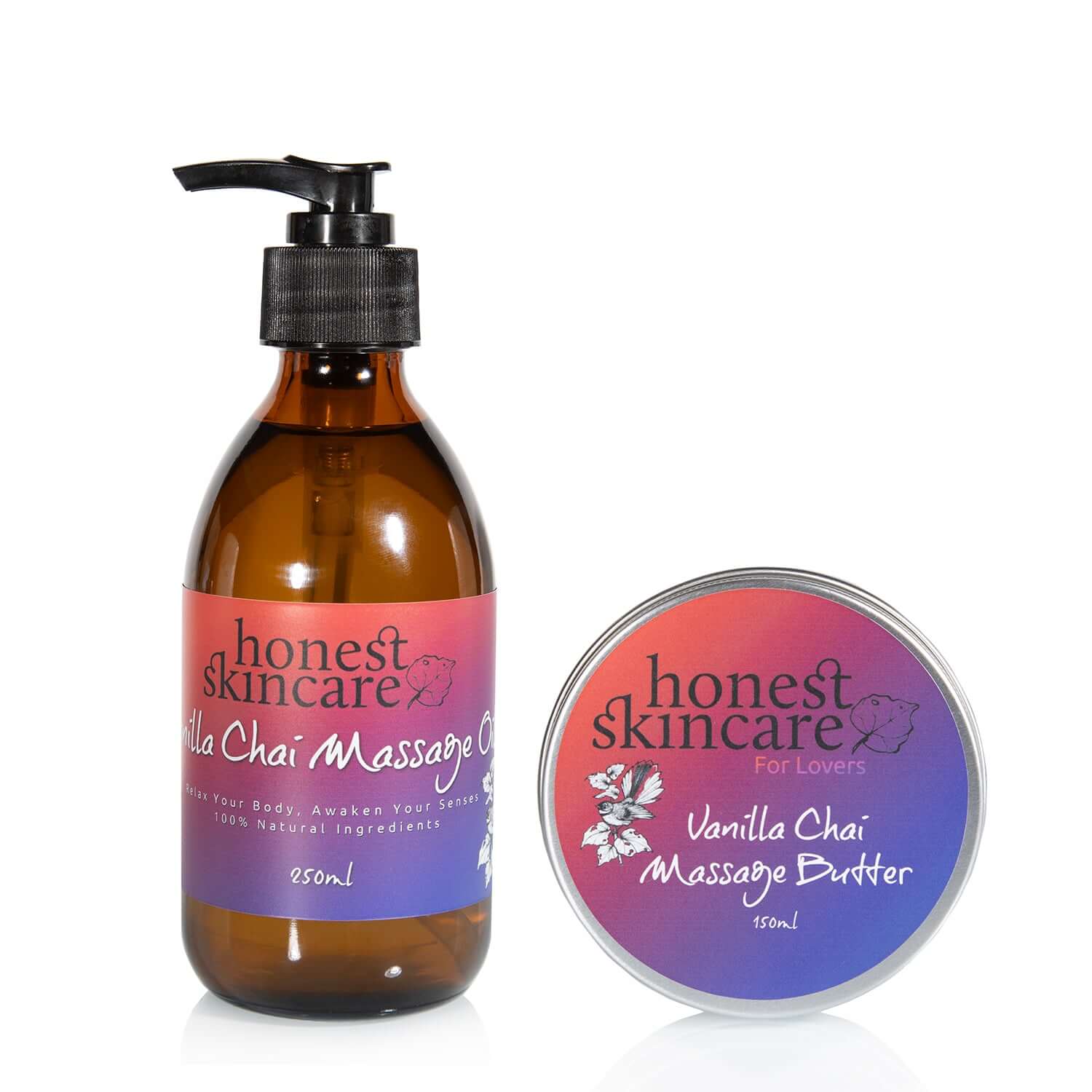 Honest Skincare Vanilla Chai Lovers Massage Set