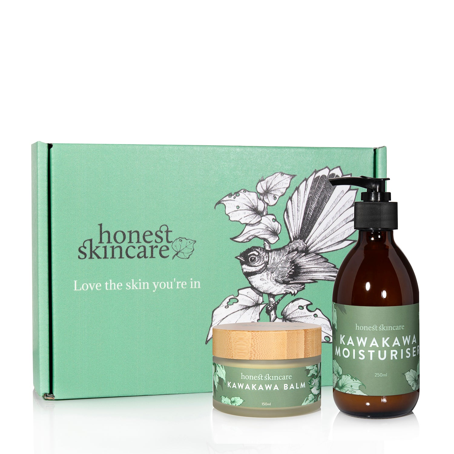 Kawakawa Balm and Moisturiser Gift Set