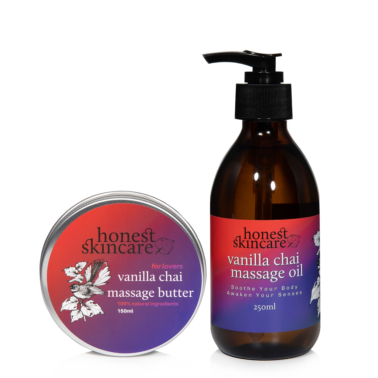 Honest Skincare Vanilla Chai Lovers Massage Set