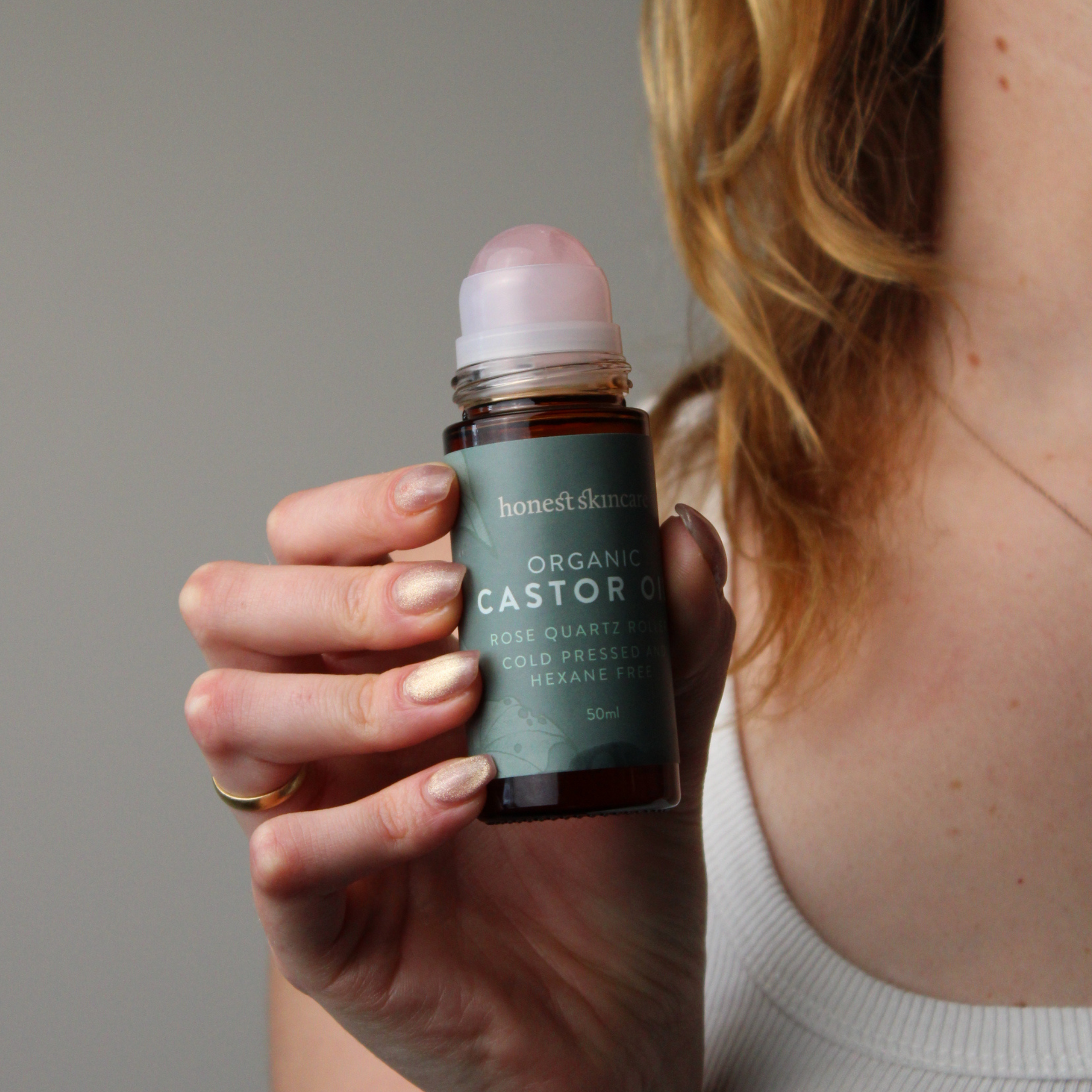 Organic Castor Oil Quartz Roller