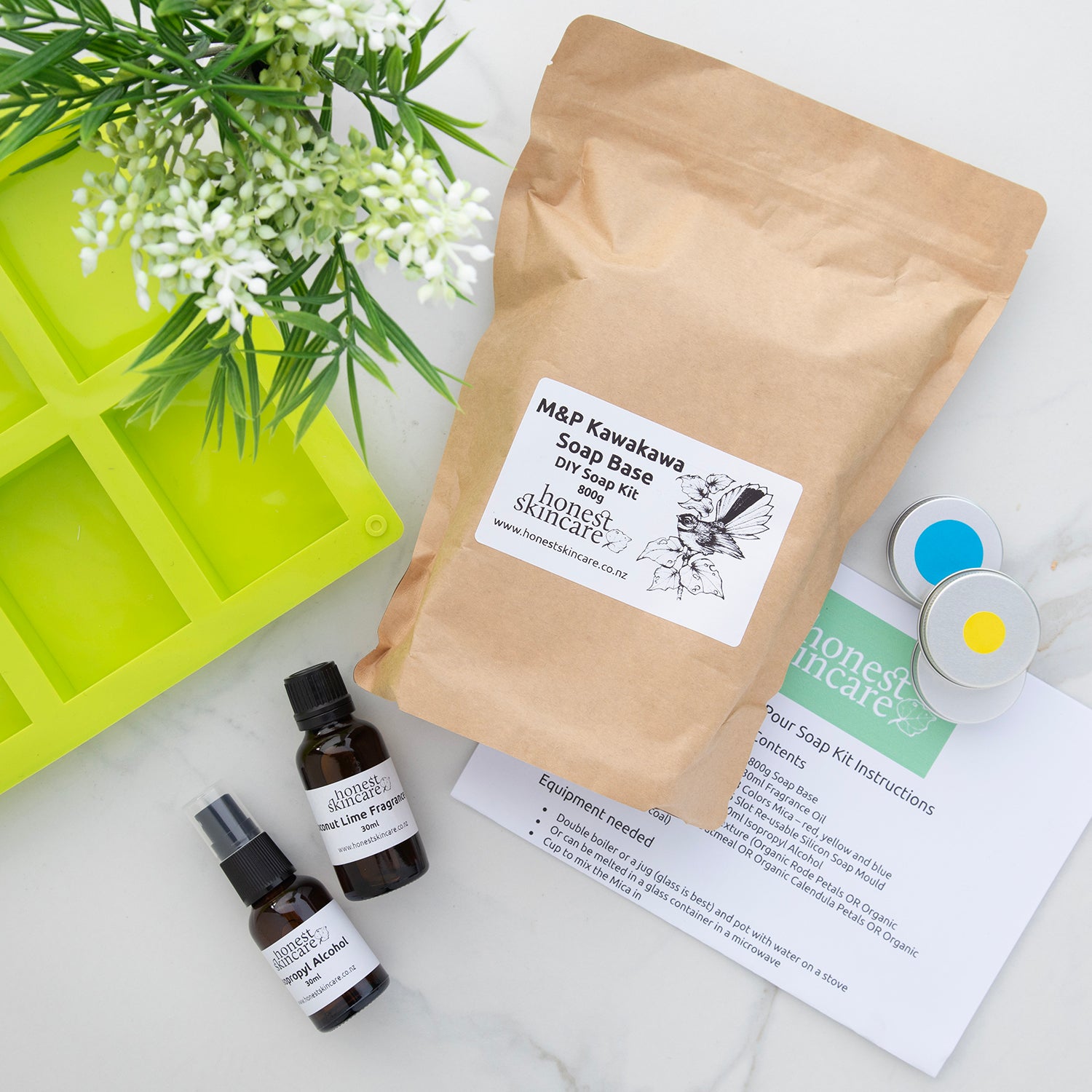 Make Your Own Kawakawa Soap Gift Kit